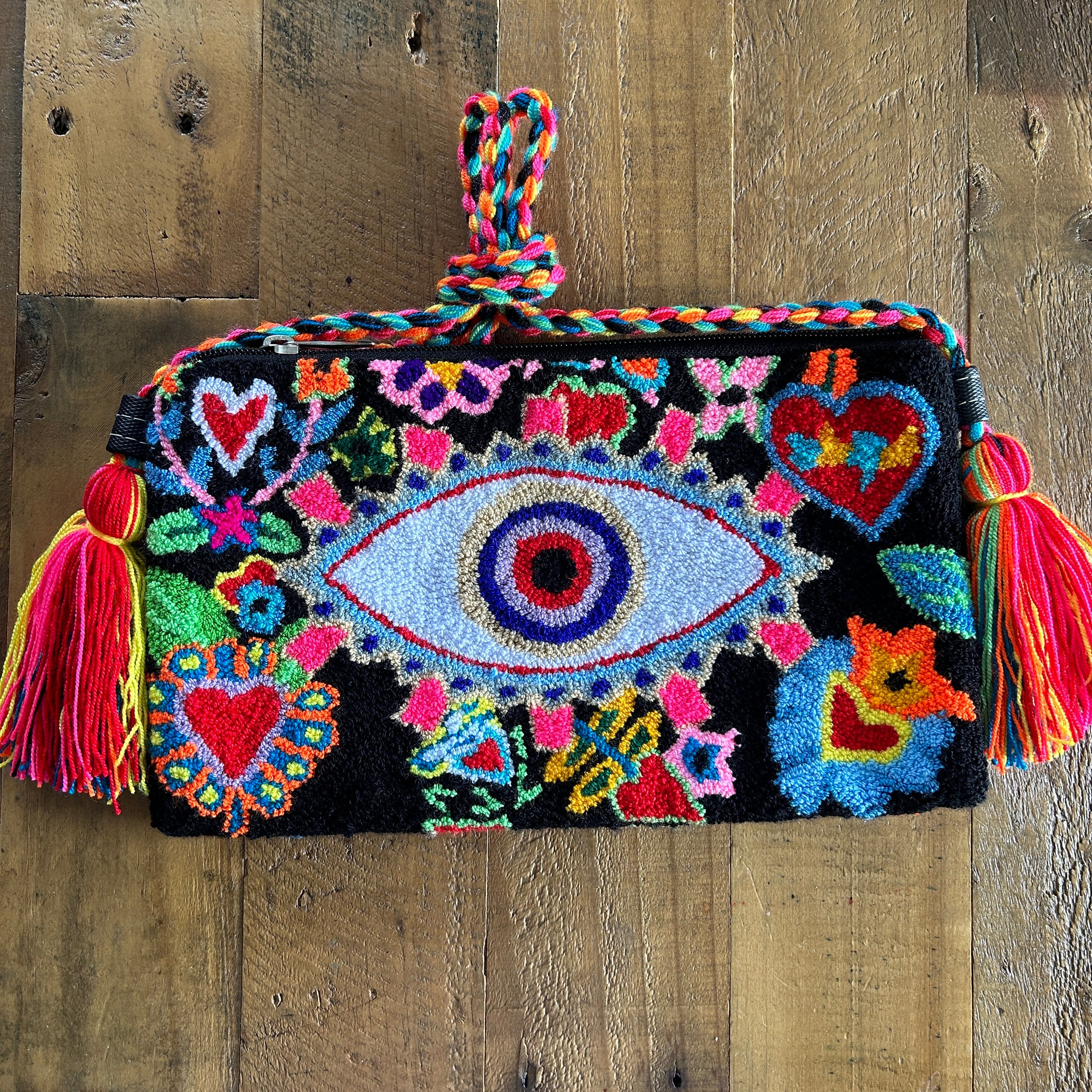 America & Beyond - The Grecian Nights Evil Eye Clutch